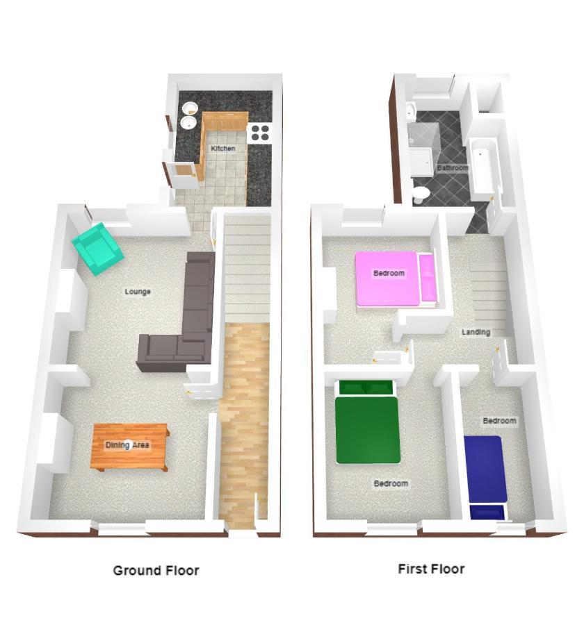 Oxford House By Yourstays - 3 Bedroom House In Newcastle-Under-Lyme Stoke-on-Trent Luaran gambar